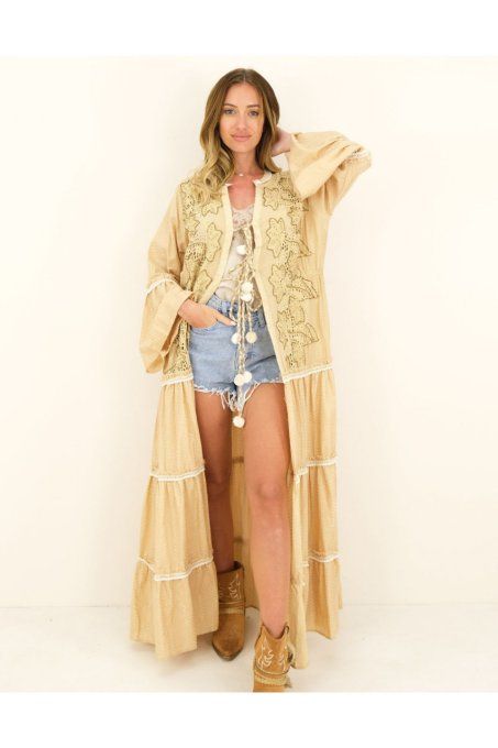 Long  kimono 100% coton