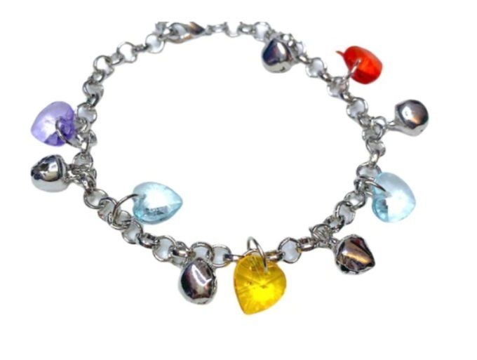 Bracelet avec pampilles "cristal"