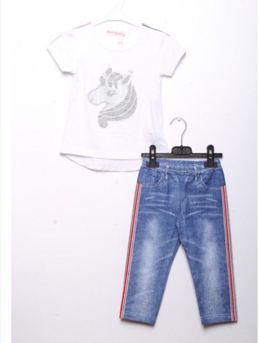 Ensemble Tshirt et legging "jeans"